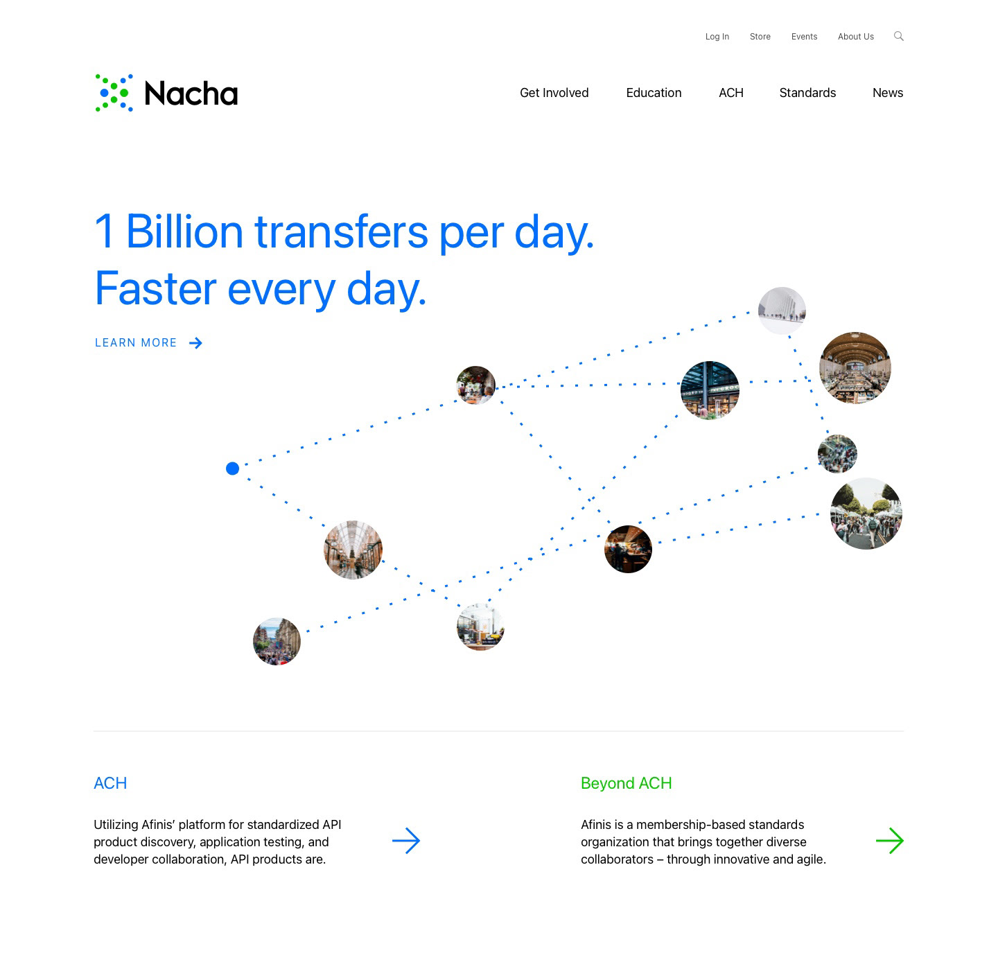 Nacha web design visual